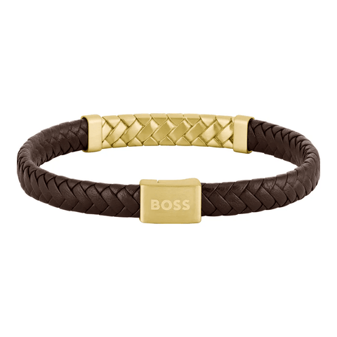 Hugo Boss Jewellery Men's Tailored Brown Bracelet 1580675M