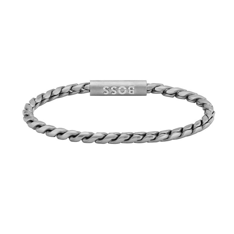 Hugo Boss Jewellery Men&#39;s Doran Stainless Steel Bracelet 1580695
