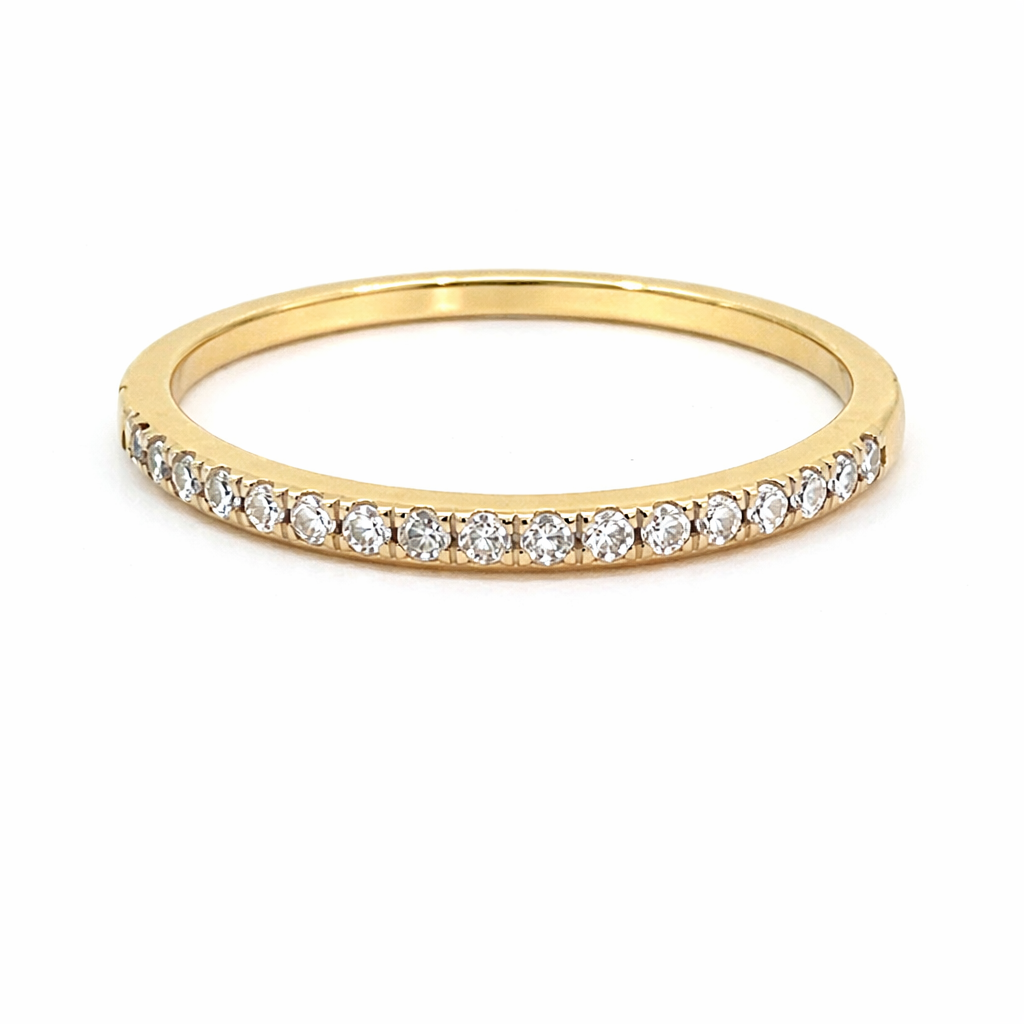 10K Yellow Gold 0.25TDW Lab Grown Diamond Band