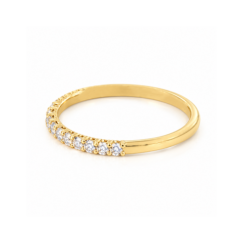 14K Yellow Gold 0.30TDW Lab Grown Diamond Band