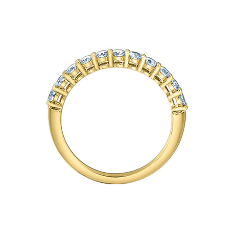 1.50ct Lab-Grown Diamond Bezel Band in 14K Yellow Gold