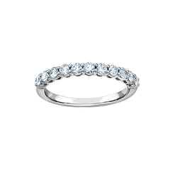 14K White Gold 0.50TDW Lab Grown Diamond Band
