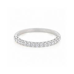 14K White Gold 0.30TDW Lab Grown Diamond Band