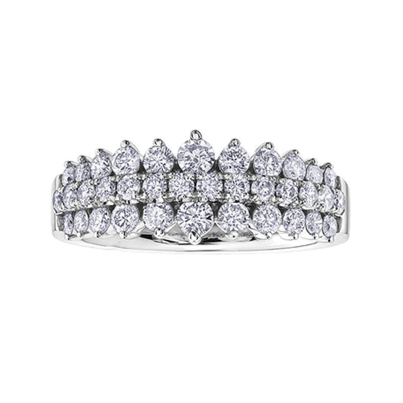 10K White Gold 1.00tdw Diamond Special Ocassion Anniversary Ring