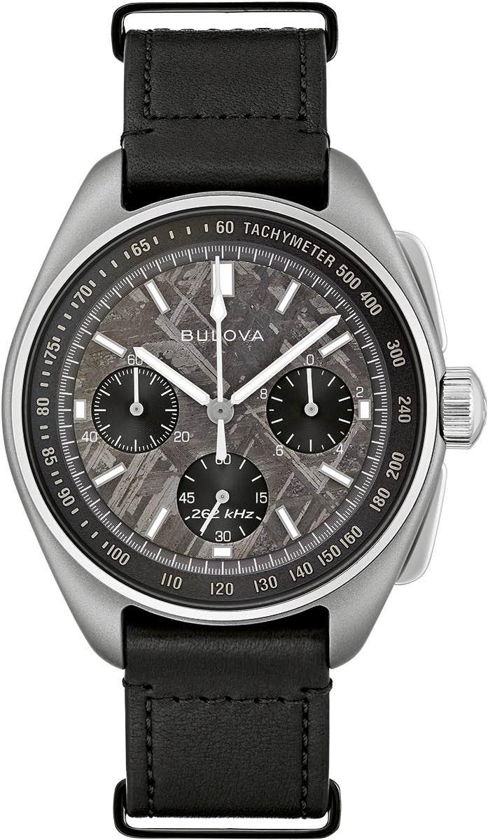 Bulova Meteorite Limited Edition Lunar Pilot Quartz Men's Watch 96A312