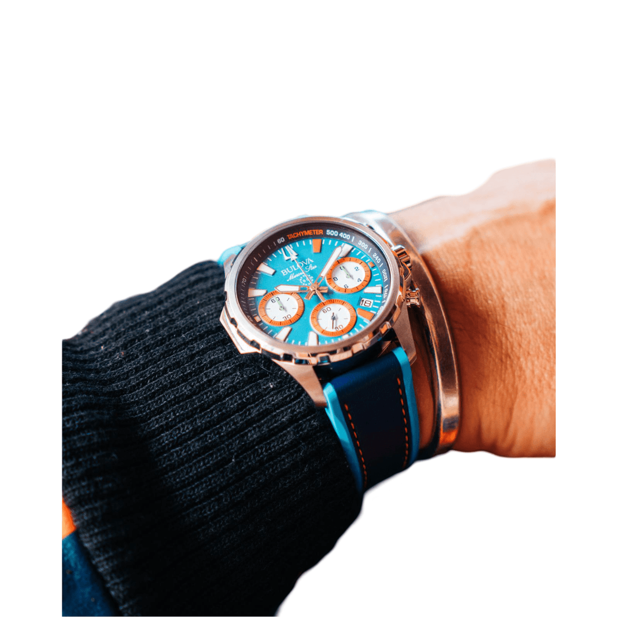 Bulova Marine Star Series B Quartz Mens Watch 96B460