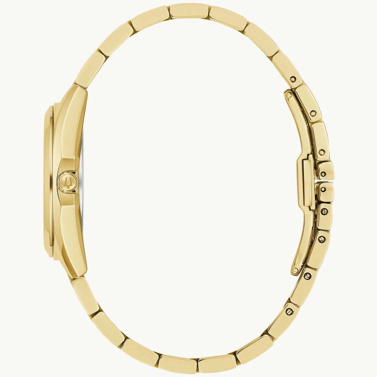 Bulova Surveyor 11 Diamonds Quartz Women&#39;s Watch 97P172