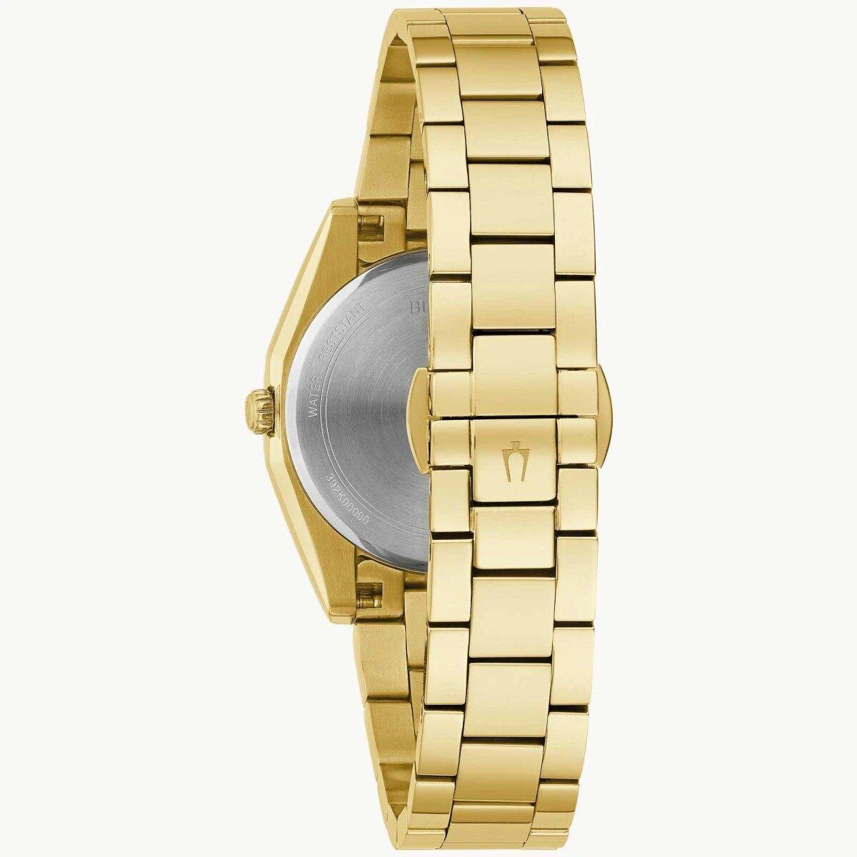 Bulova Surveyor 11 Diamonds Quartz Womens Watch 97P172