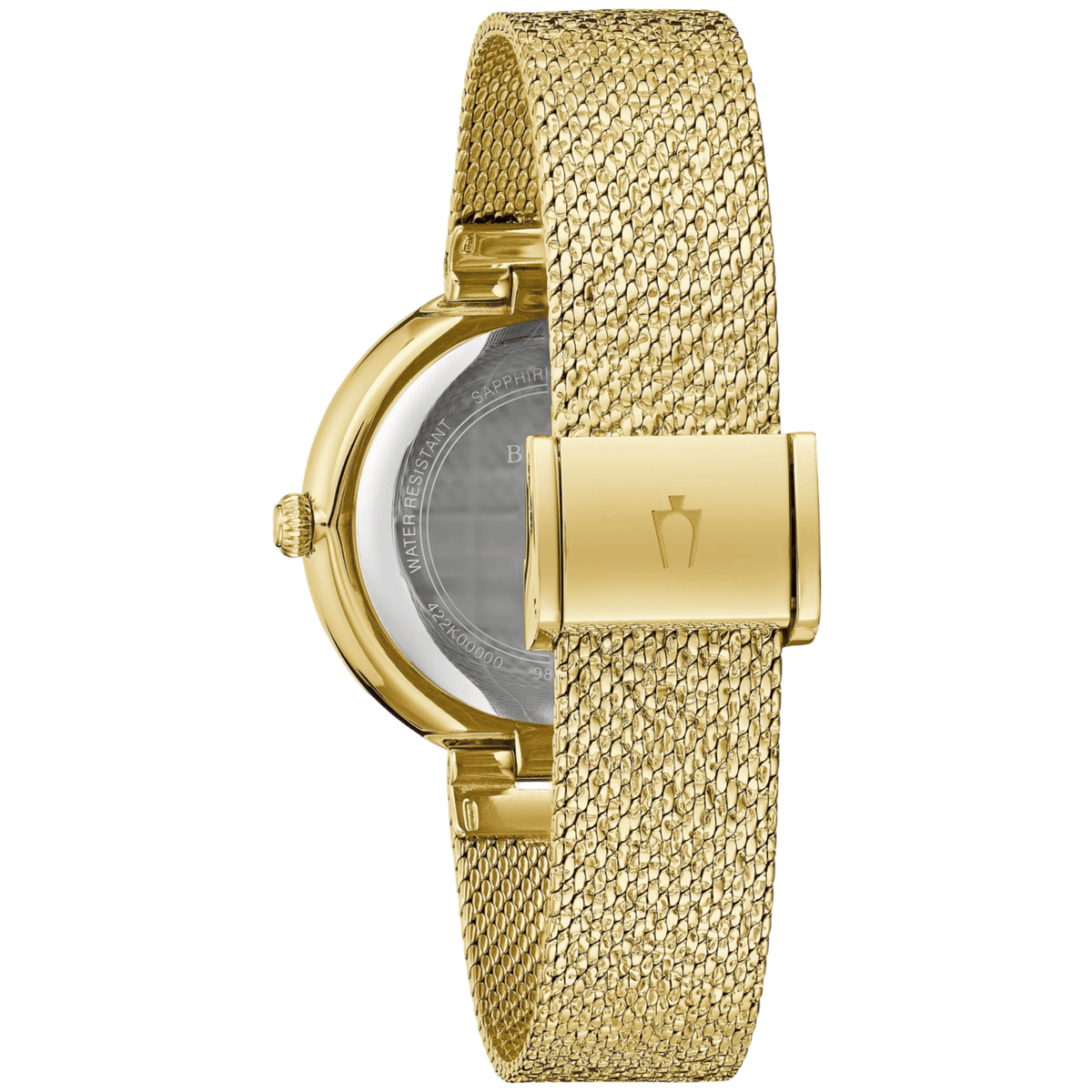 Bulova Champagne Crystal Quartz Womens Watch 98L321