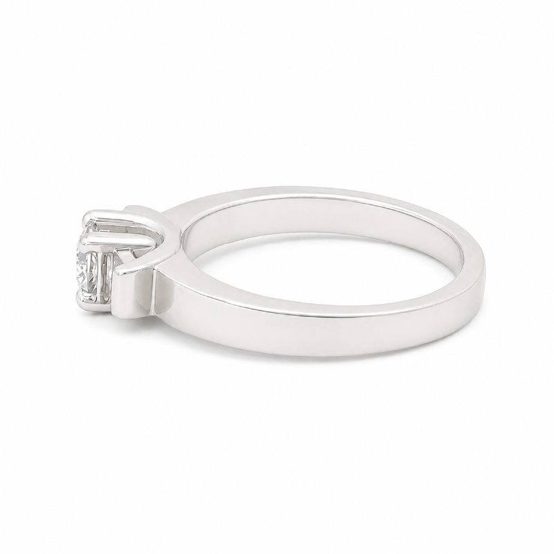 14K White Gold 0.46TDW Diamond Ring