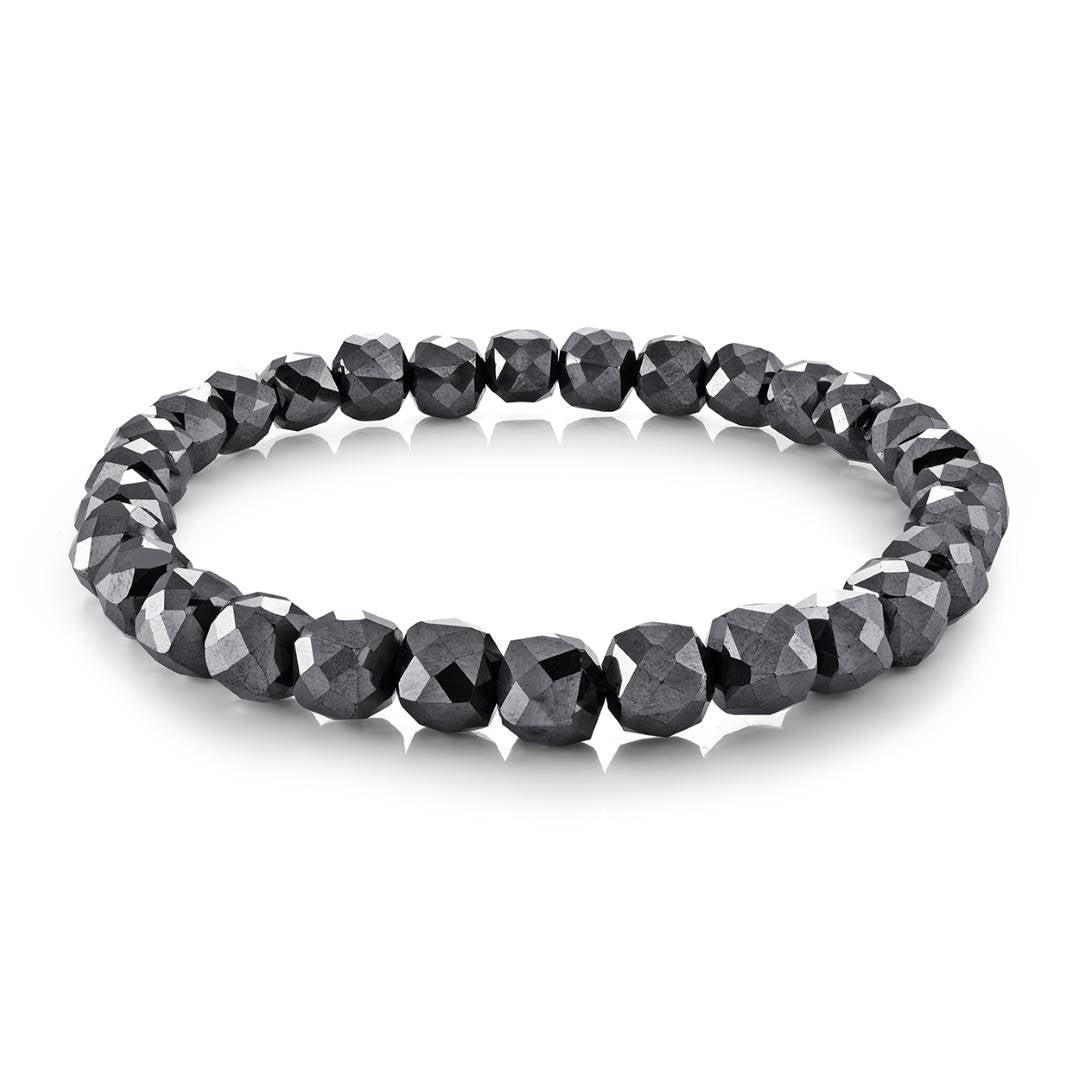 Hematite 7mm Stretch 8" Bracelet 