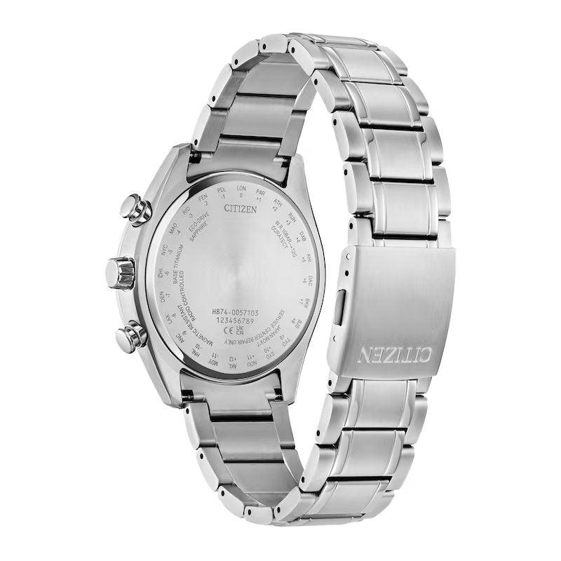 Citizen Tsuki Yomi A-T Moonphase Gray Eco-Drive Mens Watch BY1010-57H