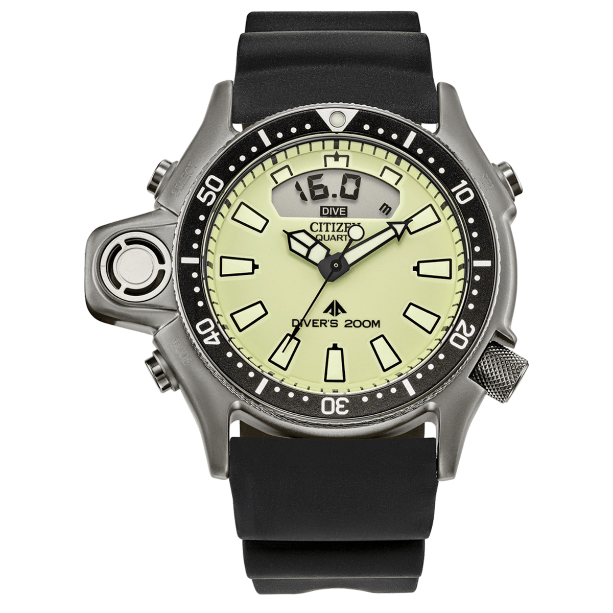 Citizen Promaster Aqualand Limited Edition Dive Quartz Mens Watch JP2007-09W