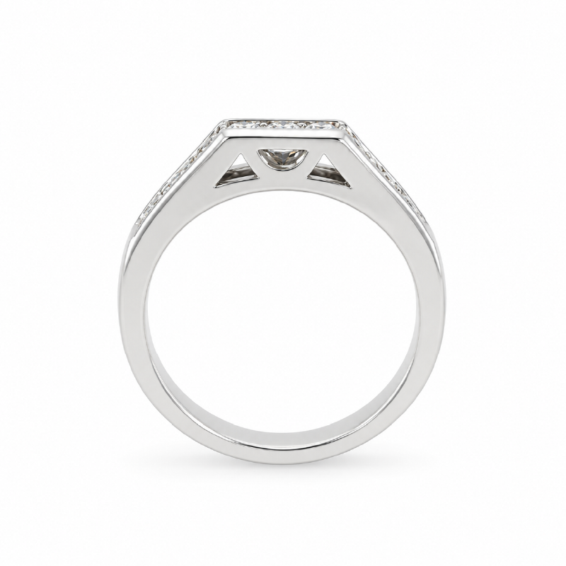 0.32CT Diamond 14K White Gold Destiny Band