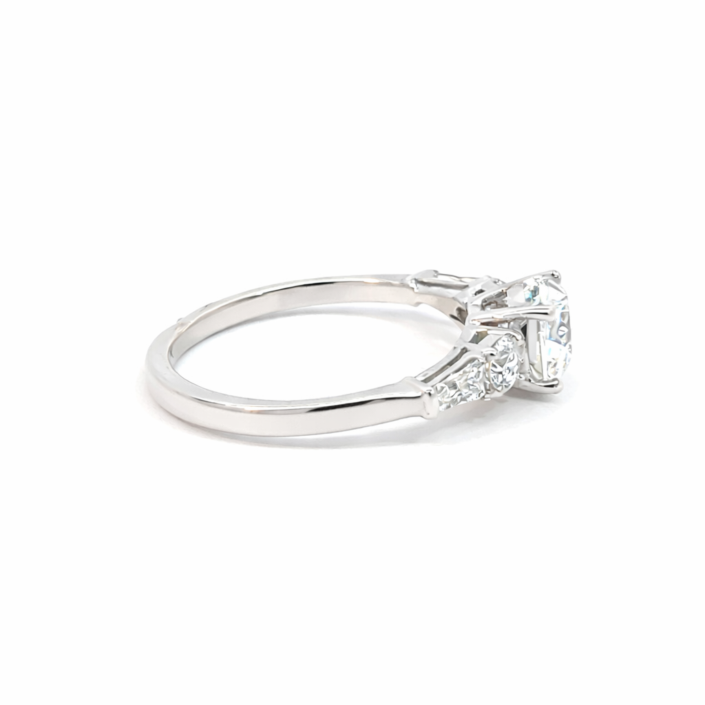 14K White Gold 1.50 CTW Lab Grown Diamond Engagement Ring