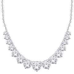 14K White Gold 2.00TDW Lab Grown Diamond Necklace