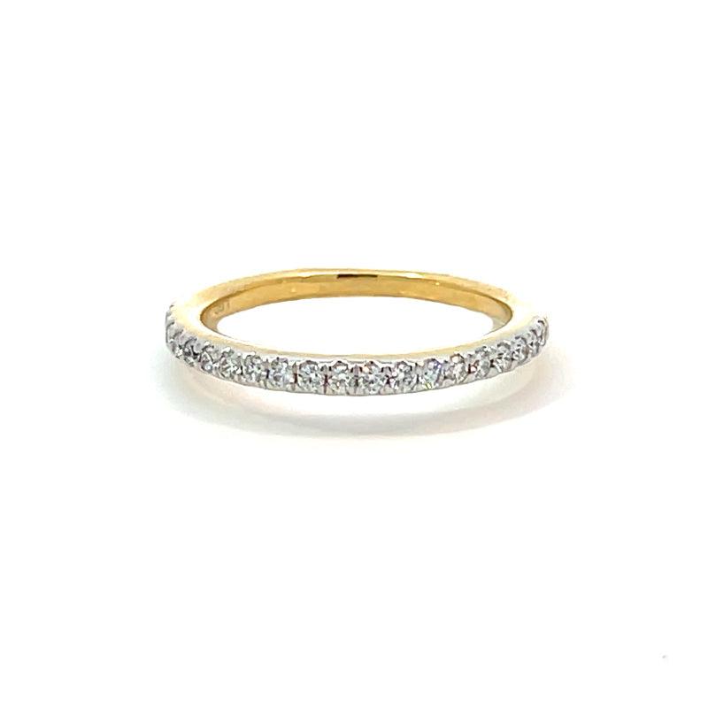 10K Yellow Gold 0.25TDW Lab Grown Diamond Band