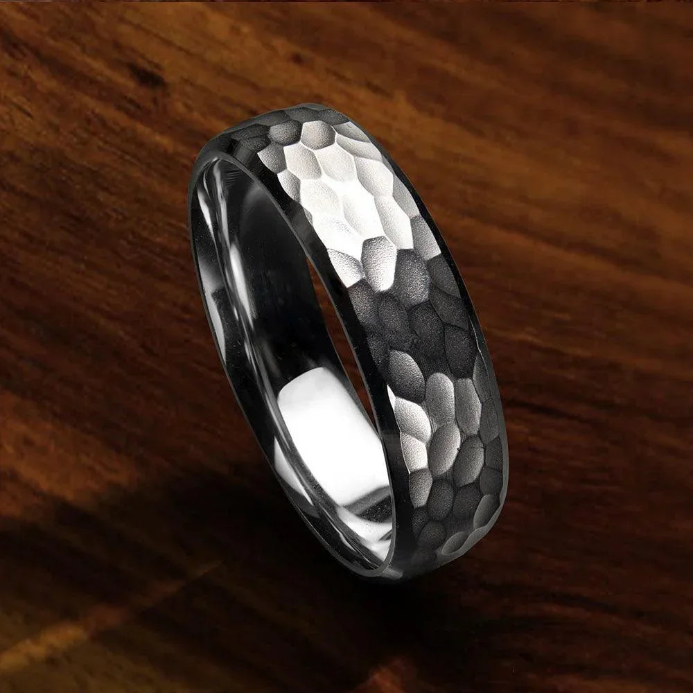 10, 14, 18 Karat 8mm Solid Gold High Polish Rounded Lux Band