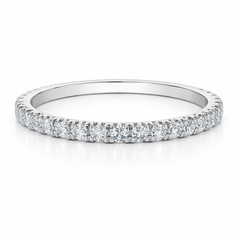 0.32TDW Lab-Cultivated Diamond Band in 14K White Gold