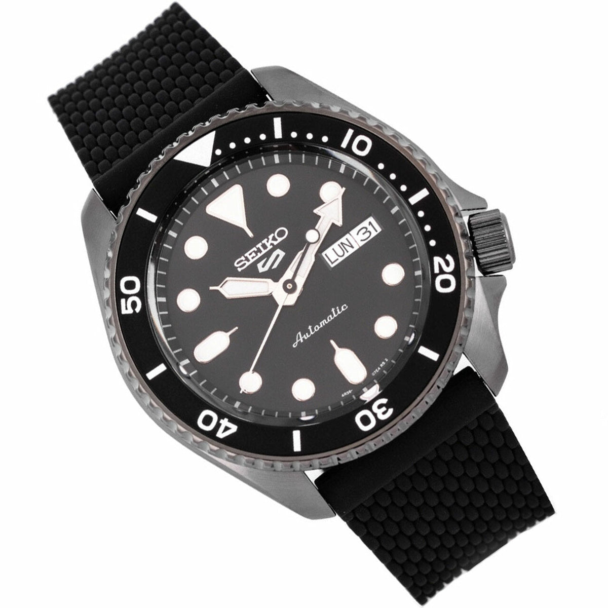 Seiko 5 Sports Automatic Black Dial Men's Watch SRPD65K2