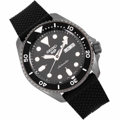 Seiko 5 Sports Automatic Black Dial Men's Watch SRPD65K2