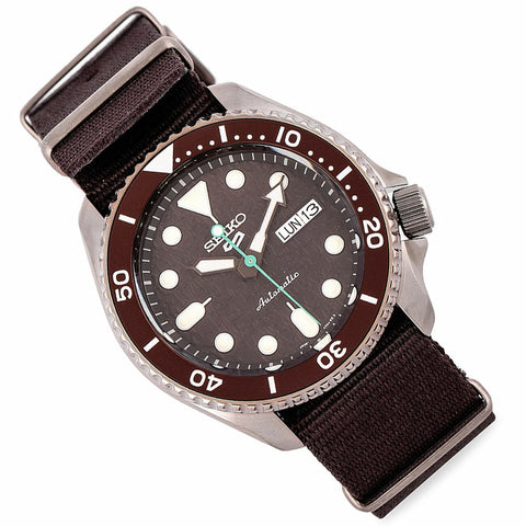 Seiko 5 Sports Automatic Brown Dial Men's Watch SRPD85K1
