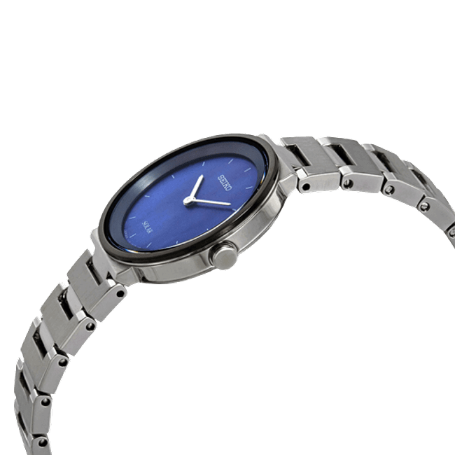 Seiko Essentials Blue Mother of Pearl Dial Women's Watch SUP385