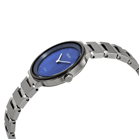 Seiko Essentials Blue Mother of Pearl Dial Women's Watch SUP385