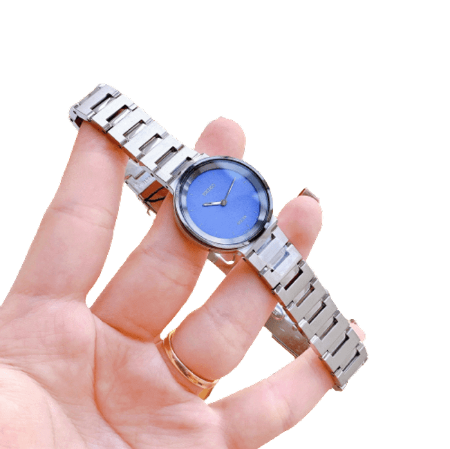 Seiko Essentials Blue Mother of Pearl Dial Women's Watch SUP385