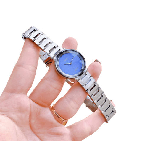 Seiko Essentials Blue Mother of Pearl Dial Women's Watch SUP385