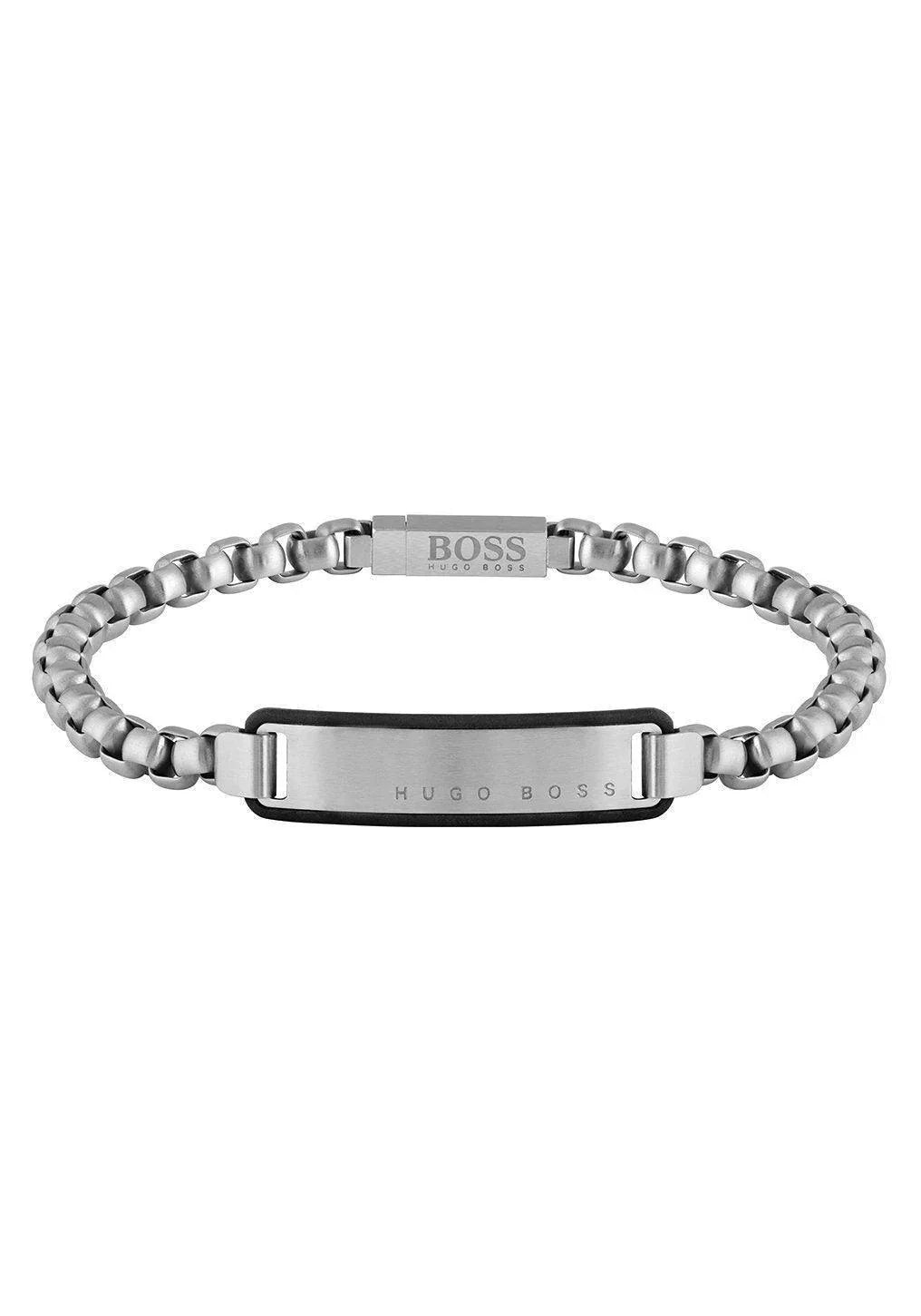 Hugo Boss Stainless Steel Mens Bracelet ID