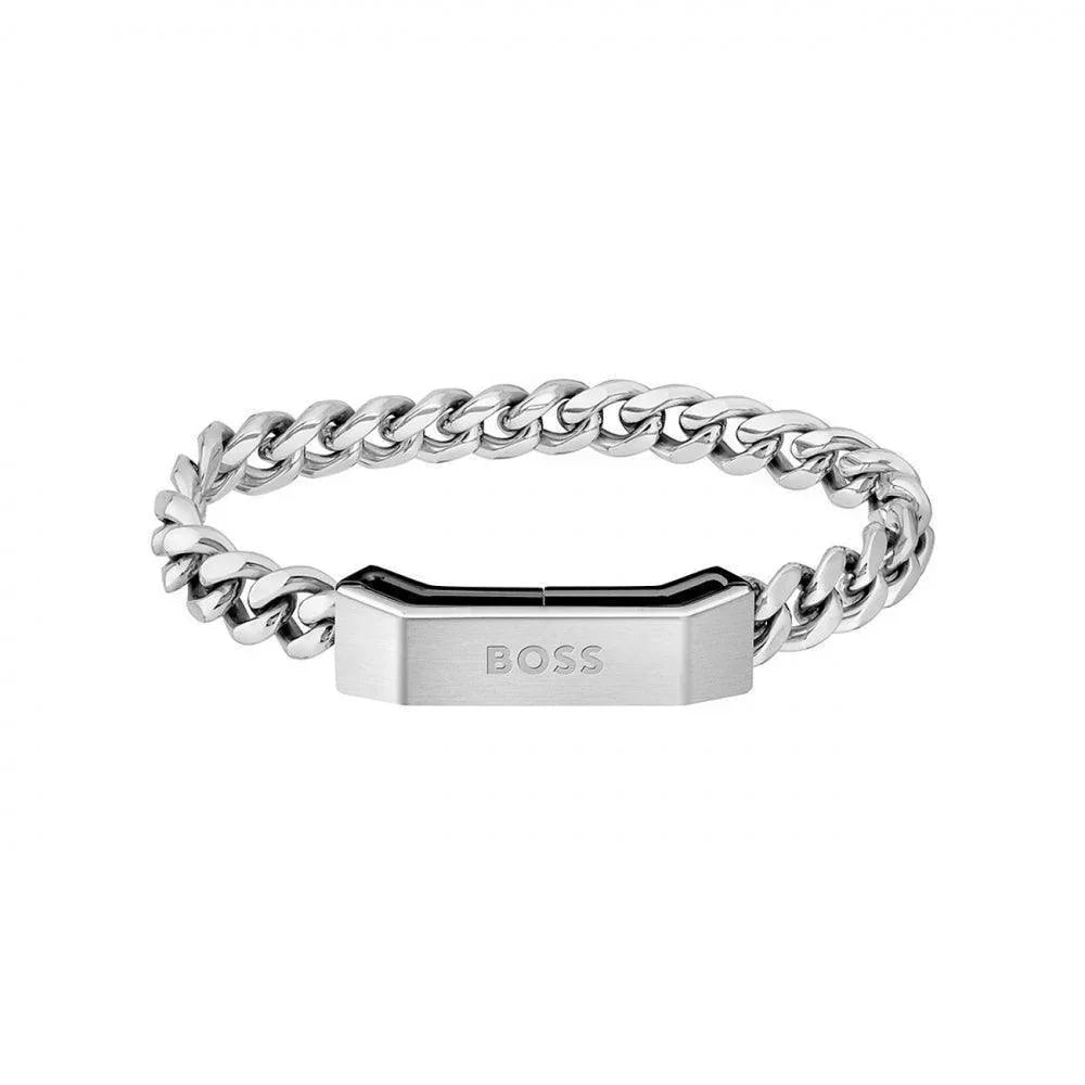 Hugo Boss Jewelry Mens Carter Collection Chain Bracelet 1580314M