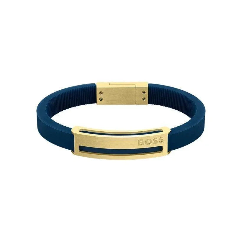 Hugo Boss Jewelry Mens SARKIS A Silicone Bracelet 1580362M