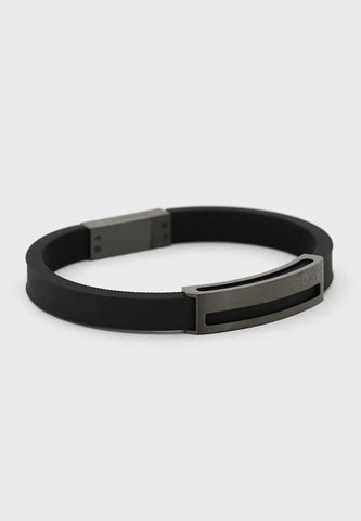 Hugo Boss Jewelry Men's Sarkis A Collection Silicone Bracelet 1580363M