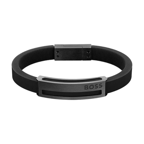 Hugo Boss Jewelry Mens Sarkis A Collection Silicone Bracelet 1580363M