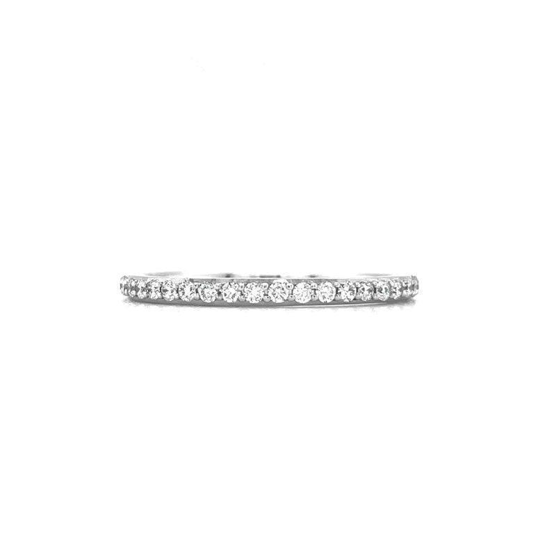 14K White Gold 0.22TDW Lab Grown Diamond Wedding Band