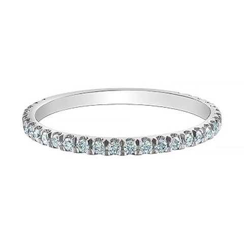 0.32TDW Lab-Cultivated Diamond Band in 14K White Gold