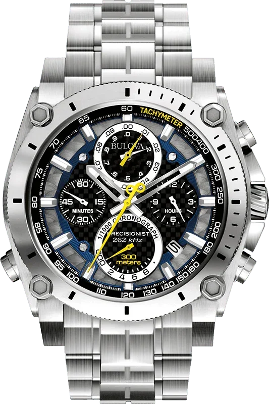 Bulova Precisionist Quartz Mens Watch 96B175
