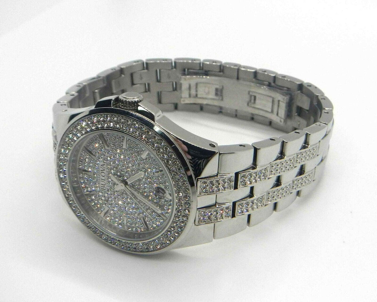 Bulova Crystal Quartz Men's Watch 96B235