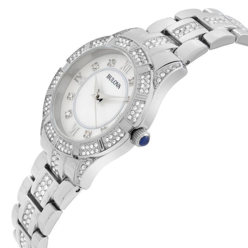Bulova Crystal Quartz Women&#39;s Watch 96L116