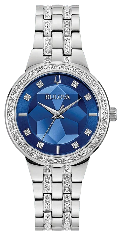 Bulova Crystal Quartz Womens Watch 96L276