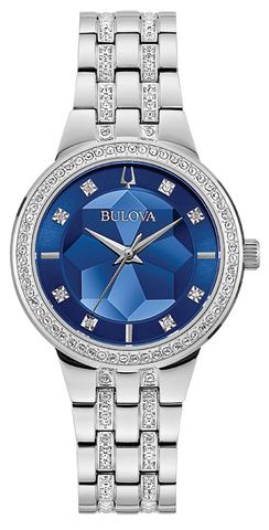 Bulova Crystal Quartz Womens Watch 96L276