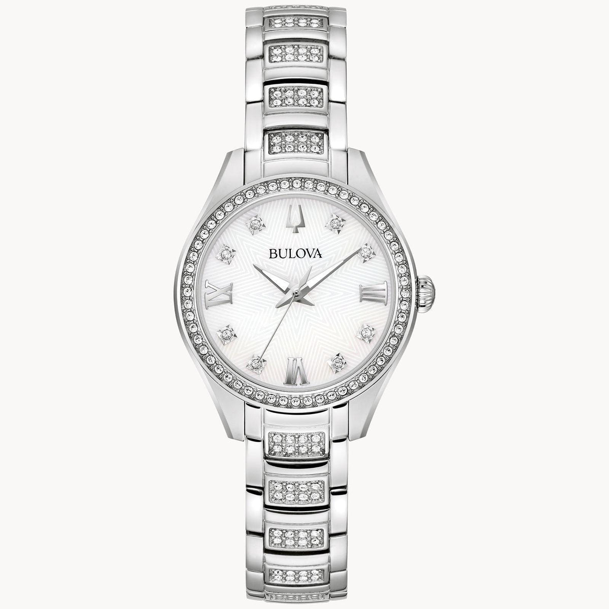Bulova Crystal Quartz Womens Watch 96L311