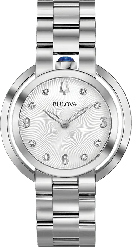 Bulova Rubaiyat Quartz Womens Watch 96P184