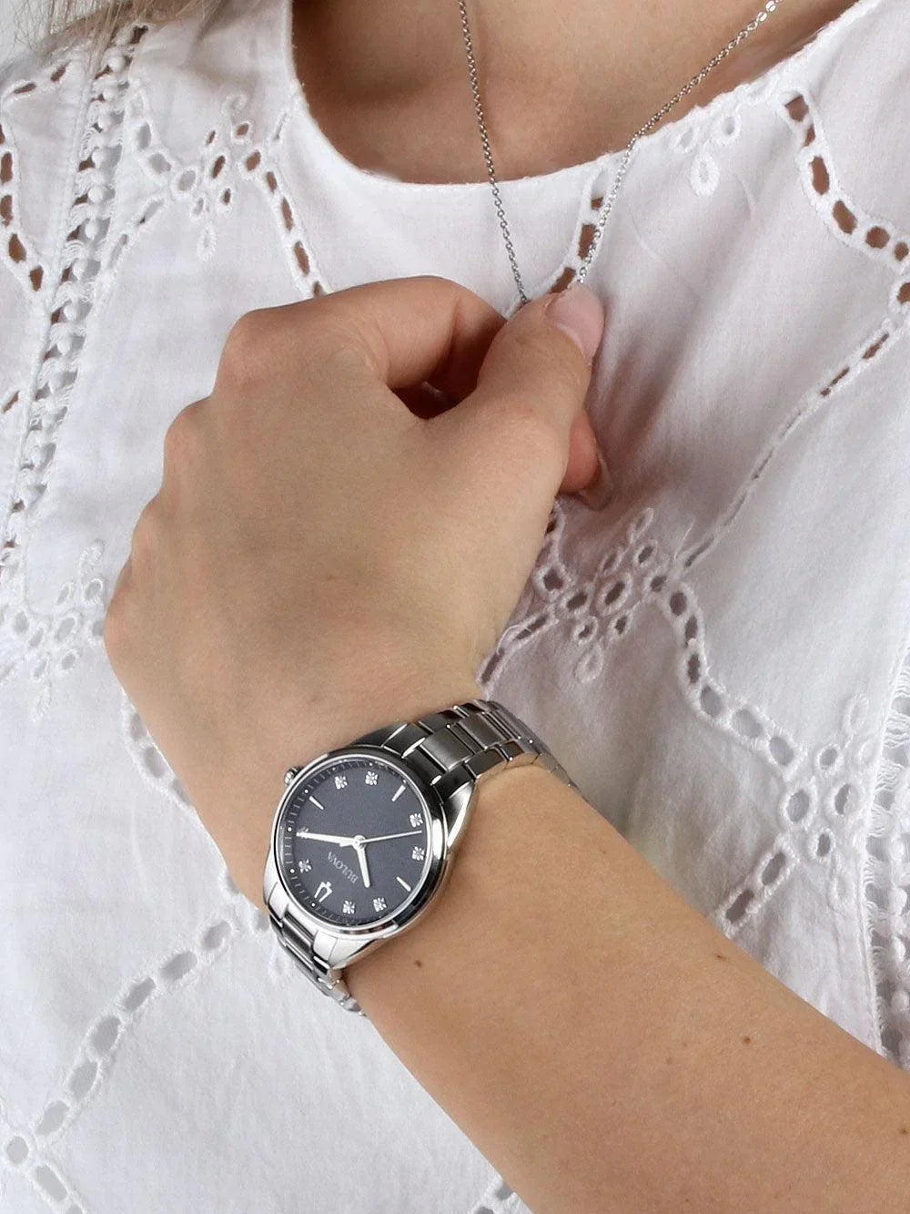 Bulova Quartz Womens Watch 96P198