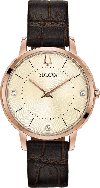Bulova Classic Quartz Womens Watch 97P122