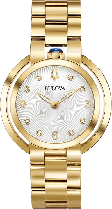 Bulova Rubaiyat Quartz Womens Watch 97P125