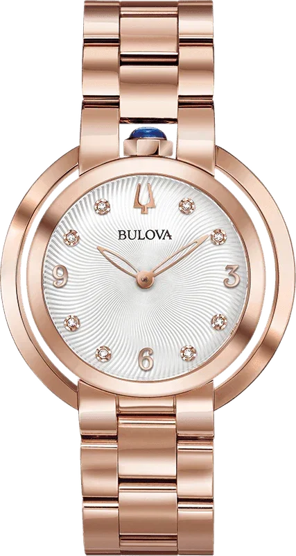 Bulova Rubaiyat Quartz Womens Watch 97P130