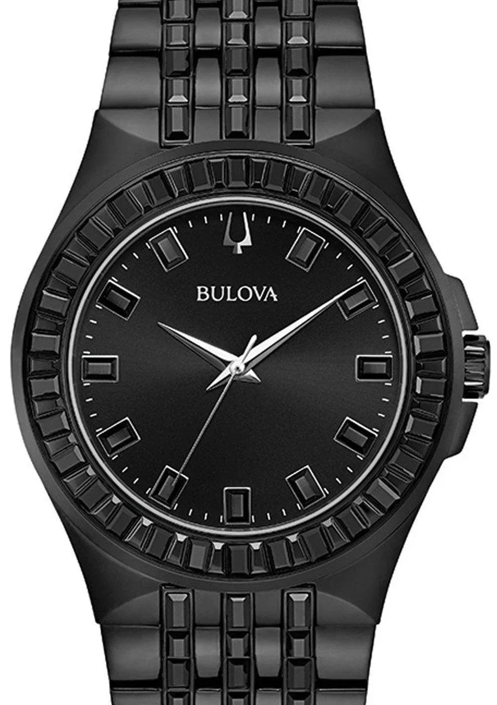 Bulova Crystal Quartz Mens Watch 98A240