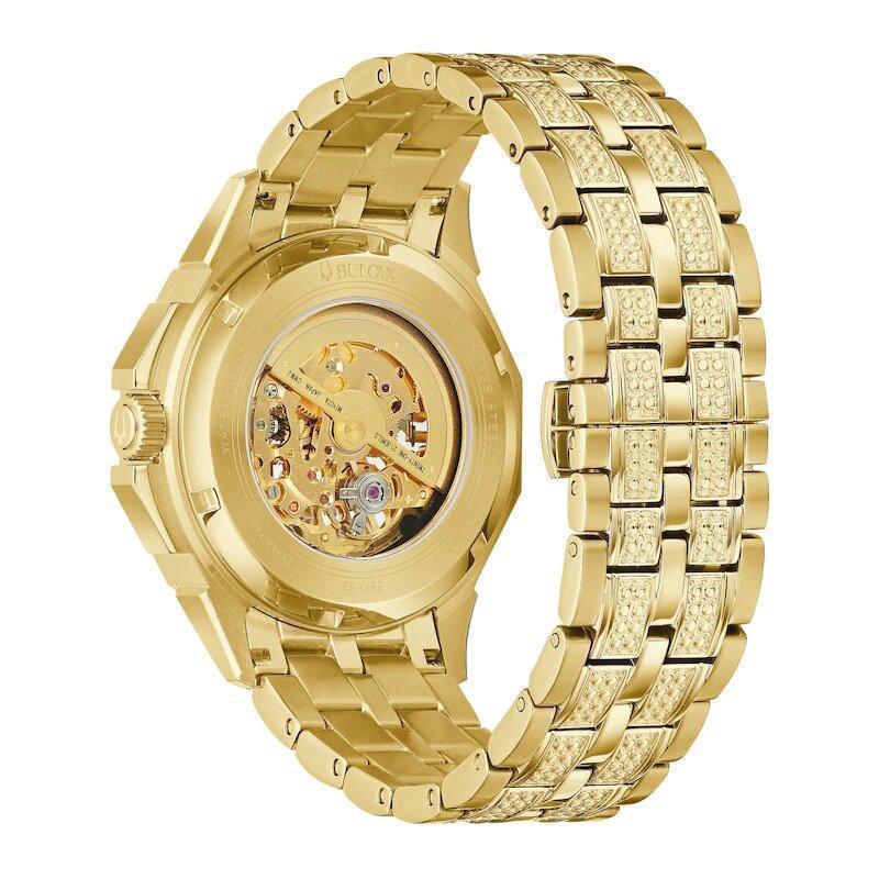 Bulova Crystal Automatic Mens Watch 98A292